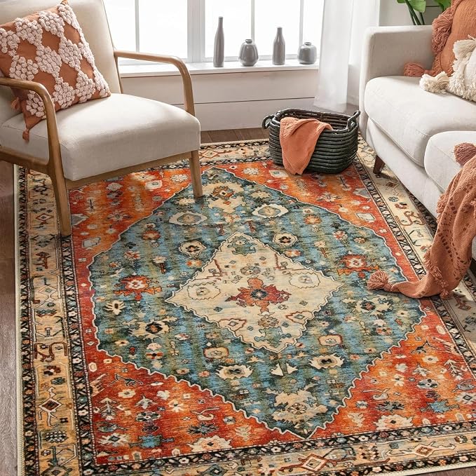 SERISSA Area Rug 3x5 Boho Tribal Rugs - Image 7