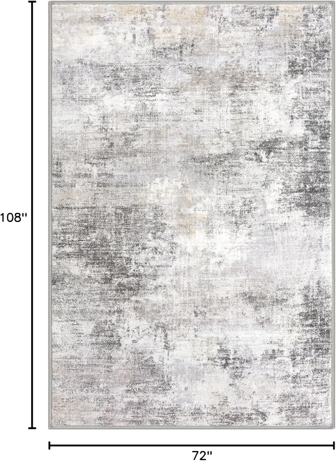 IOHOUZE Abstract Area Rugs 6x9 Ft Washable Rugs - Image 2