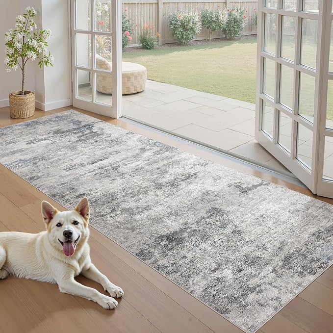 DMOYEST 3x8 Washable Runner Rug, Non Slip Low Pile Carpet Runner - Image 5