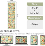 DUKINO Washable Runner Rug, 2x7 Lightweight Soft Floral Hallway Rug Runner - Image 2