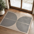 Lahome Enfys Rainbow Easy Jute Rug, 2x3 Farmhouse Kitchen Rugs Non Slip - Image 6