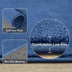 Amearea Large Modern Area Rugs for Bedroom Living Room, 8x10 Feet Blue - Image 3
