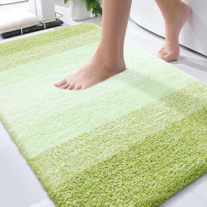 OLANLY Bathroom Rug Mat 30x20, Extra Soft and Absorbent Microfiber Bath Rugs by OLANLY