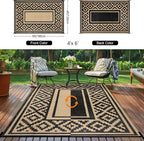 Outdoor Patio Plastic Straw Rug - Image 2