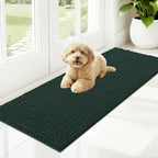 OLANLY Dog Door Mat for Muddy Paws 47x17, Ultra Absorbent Chenille Mud Doormat by OLANLY