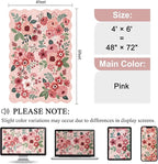DUKINO 4x6 Area Rug, Floral Non-Slip Indoor Washable Rug - Image 2