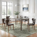 Soalmost Area Rug 6x9 Abstract Living Room Washable Rugs Green Black Non Slip - Image 3