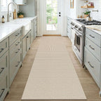KOZYFLY Woven 3x7 Washable Kitchen Runner Rug, Non Slip Wide Runners - Image 2