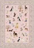 Dogs Rugs 24x17 Inch Home Decor Entry Rug, Small Door Mat Runner, Ultra-Thin by WelcometoBabovid