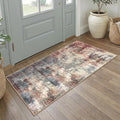 IOHOUZE Abstract Runner Rug 2x4 Ft Entryway Rugs Washable Door Mat Indoor by iOhouze