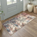 IOHOUZE Abstract Runner Rug 2x4 Ft Entryway Rugs Washable Door Mat Indoor by iOhouze