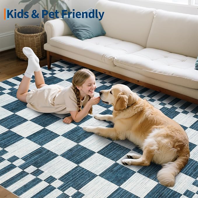 GarveeHome 8×10 Area Rugs for Living Room, Non-Slip Washable Rugs 8x10 - Image 8