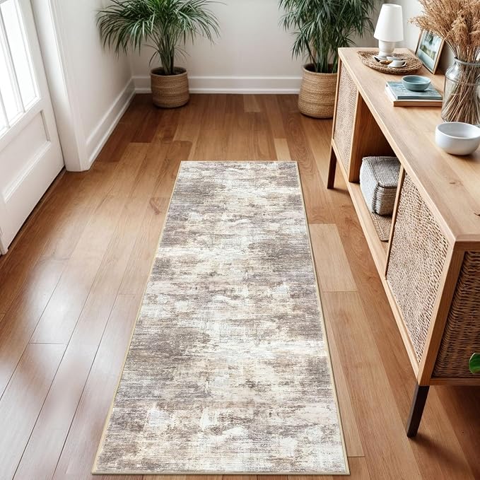 IOHOUZE Abstract Runner Rug 2x7 Ft Washable Runners - Image 3