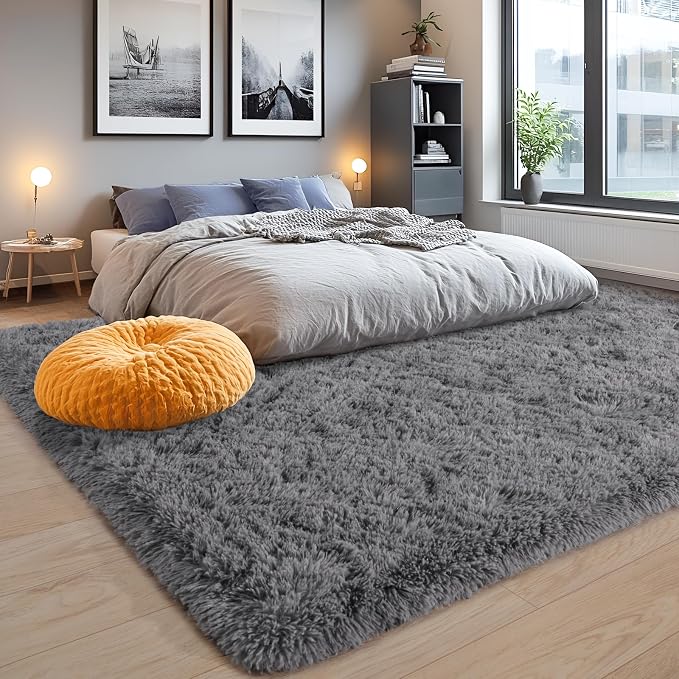 8x10 Area Rugs for Living Room, Ultra Soft Fluffy Large Shaggy Rug Carpet for - Image 7