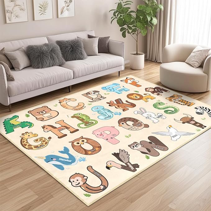 ABC Rugs for Kids Playroom by FTBNIQWRHN