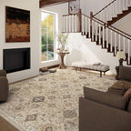 Machine Washable Rug for Living Room: 5x7 Area Rugs Boho Vintage Rug Stain - Image 3