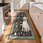 2x8 Washable Rug Runner, Non Slip Low Pile Hallway Cat Runner Rug, Stain - Image 8