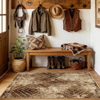 BESTSWEETIE Area Rug 3x5 Rug Machine Washable Non-Slip Low Pile Print Pattern - Image 7