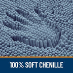 OLANLY Large Bathroom Rugs 45x27, Extra Soft Absorbent Chenille Bath Rugs - Image 3