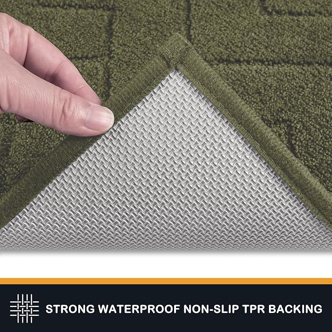 PURRUGS Dirt Trapping Door Mat 24" x 35.5", Non-Slip Machine Washable Entry Rug - Image 4