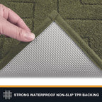 PURRUGS Dirt Trapping Door Mat 24" x 35.5", Non-Slip Machine Washable Entry Rug - Image 4