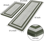 Mattitude Kitchen Mats Set of 2 Cushioned Anti-Fatigue Non-Skid Rug Sets - Image 3