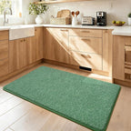 Keeko 2x4 Green Runner Rug, Indoor Bedroom Hallway Entryway Small Area Rugs Non - Image 3