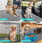 OLANLY Dog Door Mat for Muddy Paws 50x30, Absorbs Moisture and Dirt, Absorbent - Image 7