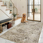 4x6 Area Rugs Washable Living Room Rug-No Slip Soft Carpets Modern Abstract by Unknown
