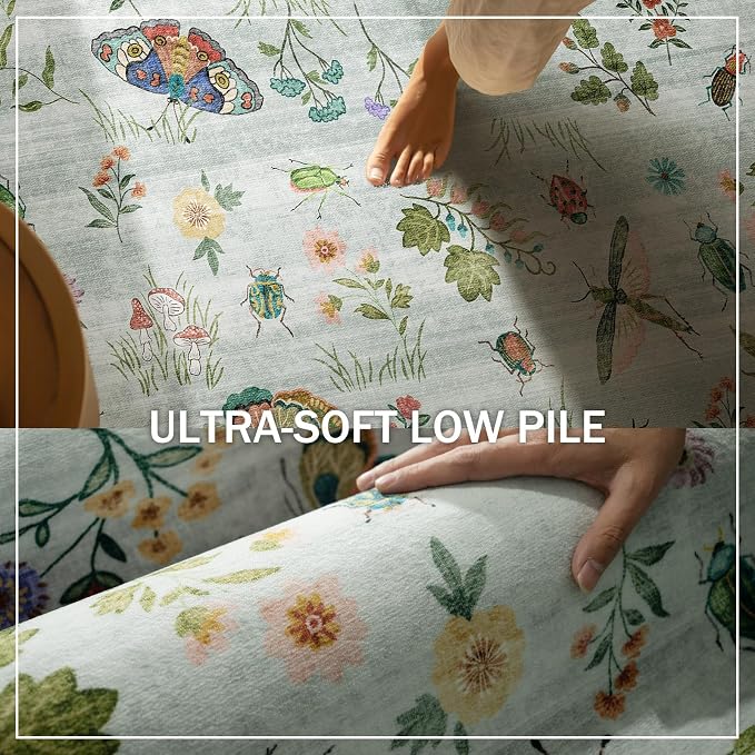 2x3 Washable Throw Rugs for Entryway: Door Mat Indoor Entrance Small Area Rug - Image 5