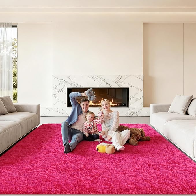 Area Rugs 9x12 Living Room, Large Fluffy Rugs - Image 6