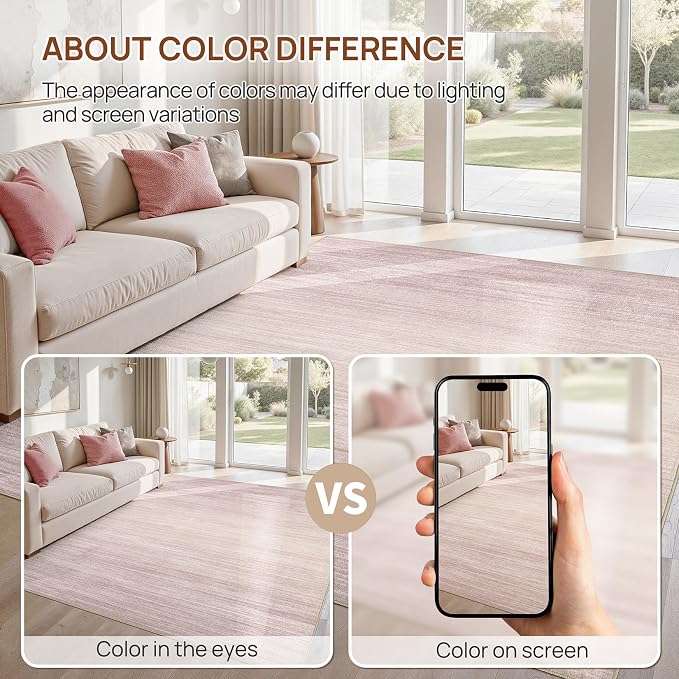 UERMEI 5x7 Washable Area Rug - Image 6