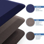 KitchenClouds Kitchen Mat Cushioned Anti Fatigue Kitchen Rug 0.8inch Water - Image 5