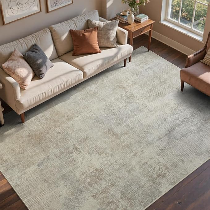 5x7 Ft Area Rugs for Living Room, Soft Non-Slip Washable Rugs Modern Abstract by Cuzwlovita