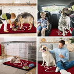 Smiry Dog Door Mat for Muddy Paws, Absorbent Dirt Trapper Non Slip Quick Dry - Image 4
