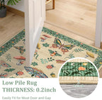 Mushroom Insect 2x6 Runner Rug for Hallway Washable Kitchen Rugs Non Slip - Image 6