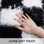 Ophanie Checkered Black & White Rug - Image 2