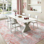 Rugflix 8x10 Area Rugs for Nursery Girls Room, Washable Large Rug - Image 4