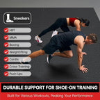 GymCope Extra Large Exercise Mat, Shoe-Friendly, High-Density, Weight Lifting - Image 3