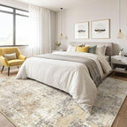 Area Rugs 8x12 Living Room: Washable Large Abstract Modern Soft Rugs Stain - Image 4