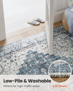 AMADA HOMEFURNISHING 2x4 Washable Area Rug, Low-Profile Entryway Rug - Image 7