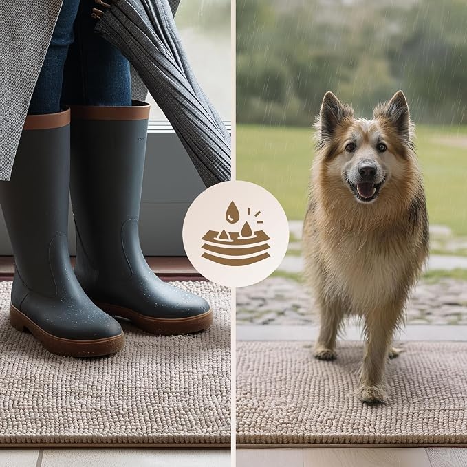 EHEYCIGA Super Absorbent Dog Door Mat - Image 4