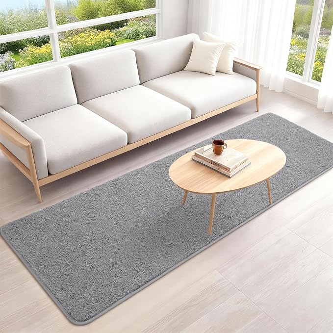 2x6 Feet Runner Rugs for Hallway, Low Pile Non Slip Memory Foam Rugs, Washable - Image 6