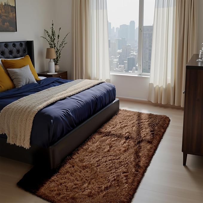 Soft Runner Rugs for Bedroom, Bedside Rug for Living Room Bedroom Room Home - Image 2