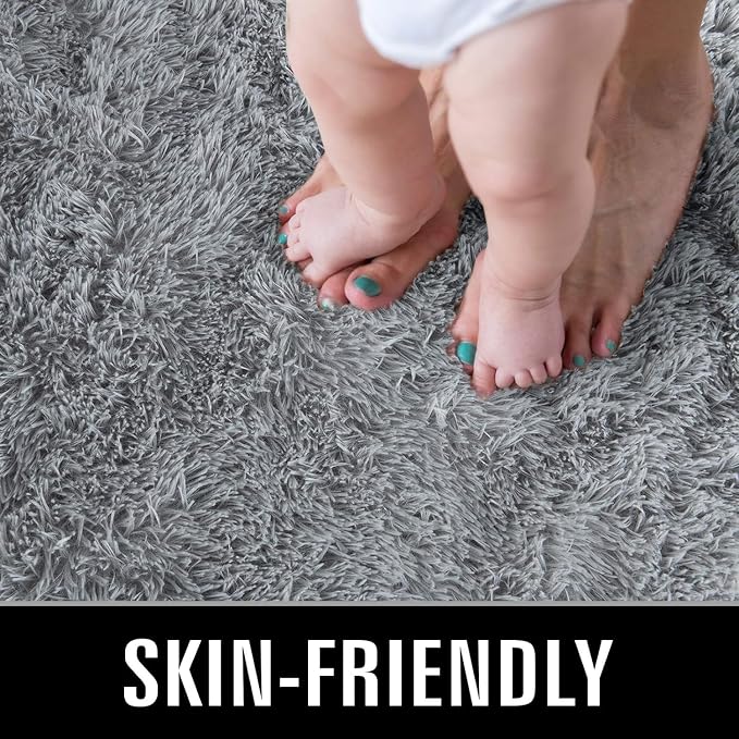 TWINNIS Super Soft Shaggy Rugs Fluffy Carpets, 5x7 Feet, Indoor Modern Plush - Image 3