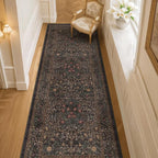 Dark Brown 2'6" x 8' Runner Rug - Image 3