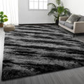 Deerhoo Shag Area Rug, 4 X 6 Tie-Dyed Plush Fuzzy Rugs by Deerhoo