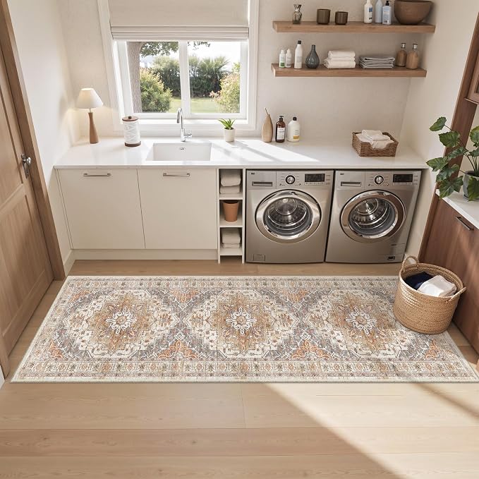 befbee 2x8 Runner Rug Washable Hallway Runner Rug Ultra-Thin Soft Kitchen Rug - Image 8