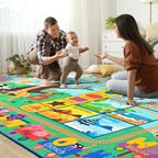 Kids Rug for Playroom, 4x6 ABC Educational Carpet for Classroom, Fun Alphabet - Image 6