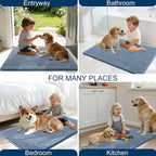 OLANLY Dog Door Mat for Muddy Paws 30x20, Ultra Absorbent Chenille Mud Doormat - Image 8